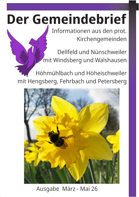 Neuer Gemeindebrief März - Mai 2026