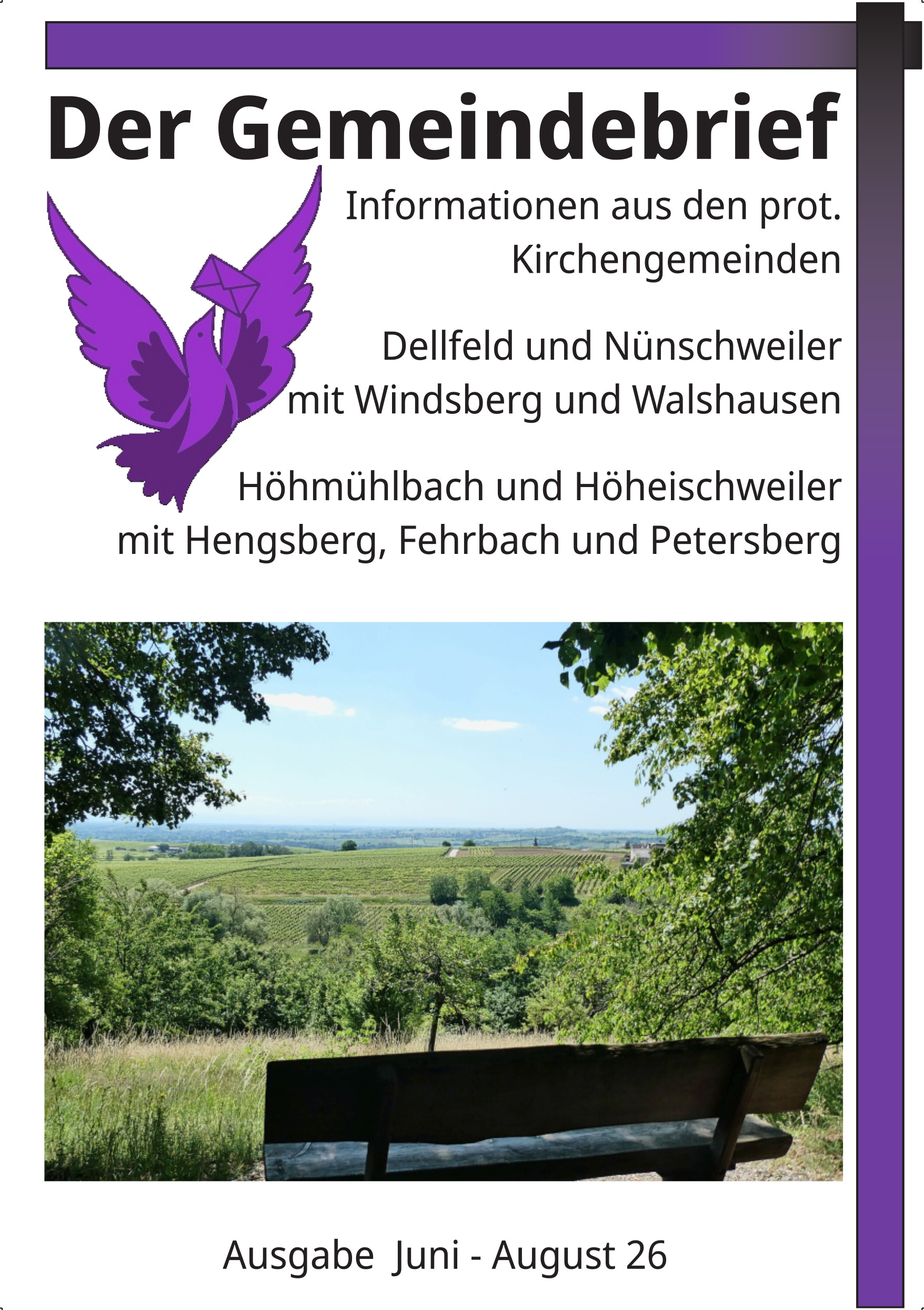Neuer Gemeindebrief Juni-August  2026